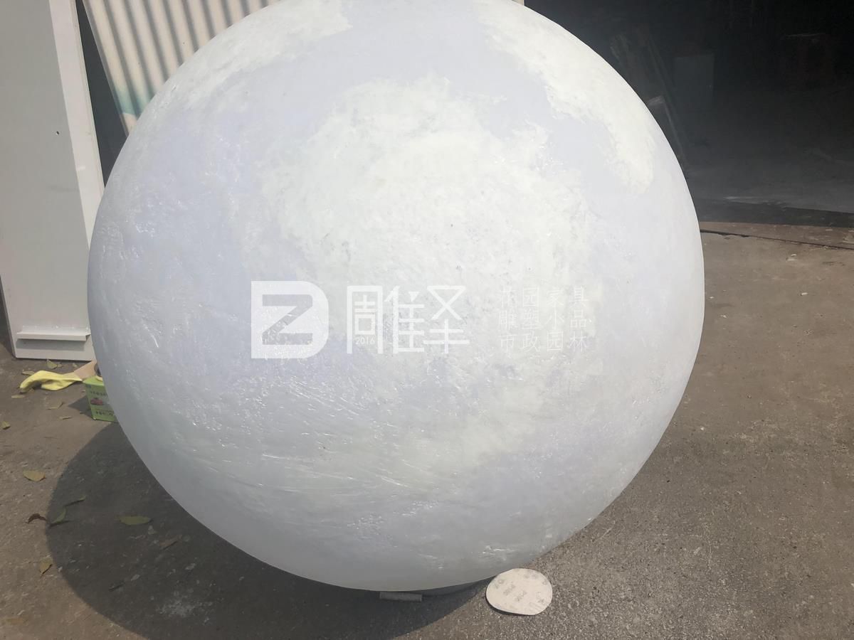 香港商場(chǎng)中秋特別制作玻璃鋼月球燈(圖2)