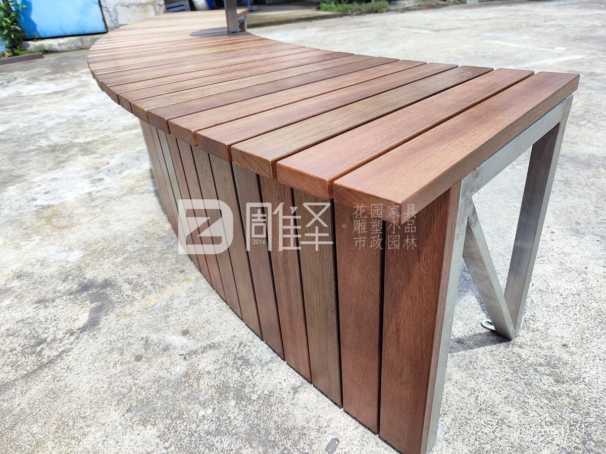 深圳Opower商業(yè)廣場(chǎng)JPG奶茶店現場(chǎng)定制鋼結構實(shí)木椅(圖8)