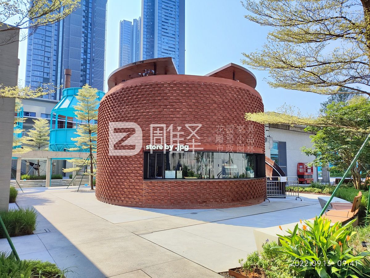 深圳Opower商業(yè)廣場(chǎng)JPG奶茶店現場(chǎng)定制鋼結構實(shí)木椅(圖25)